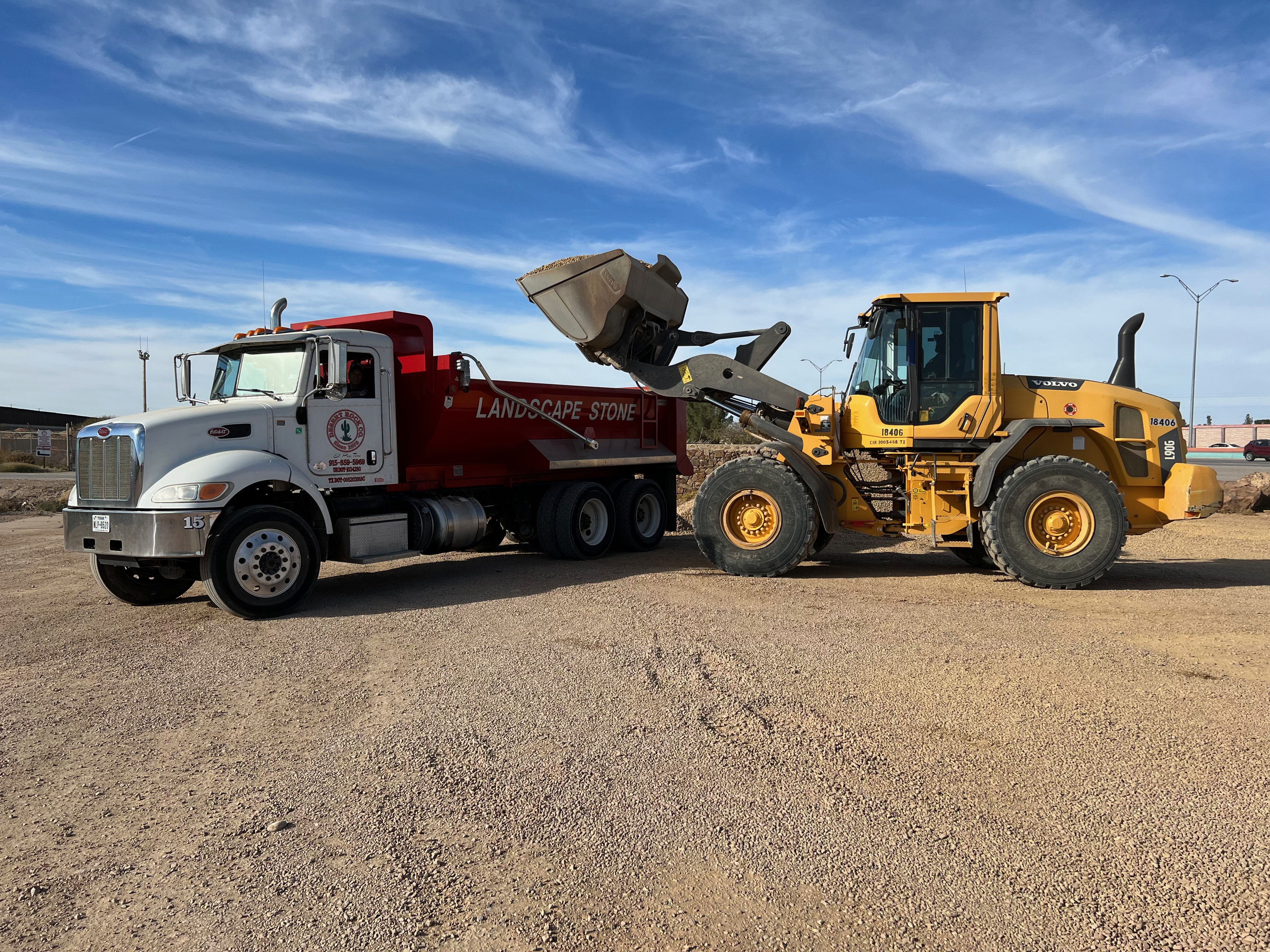 Dump Truck Loader