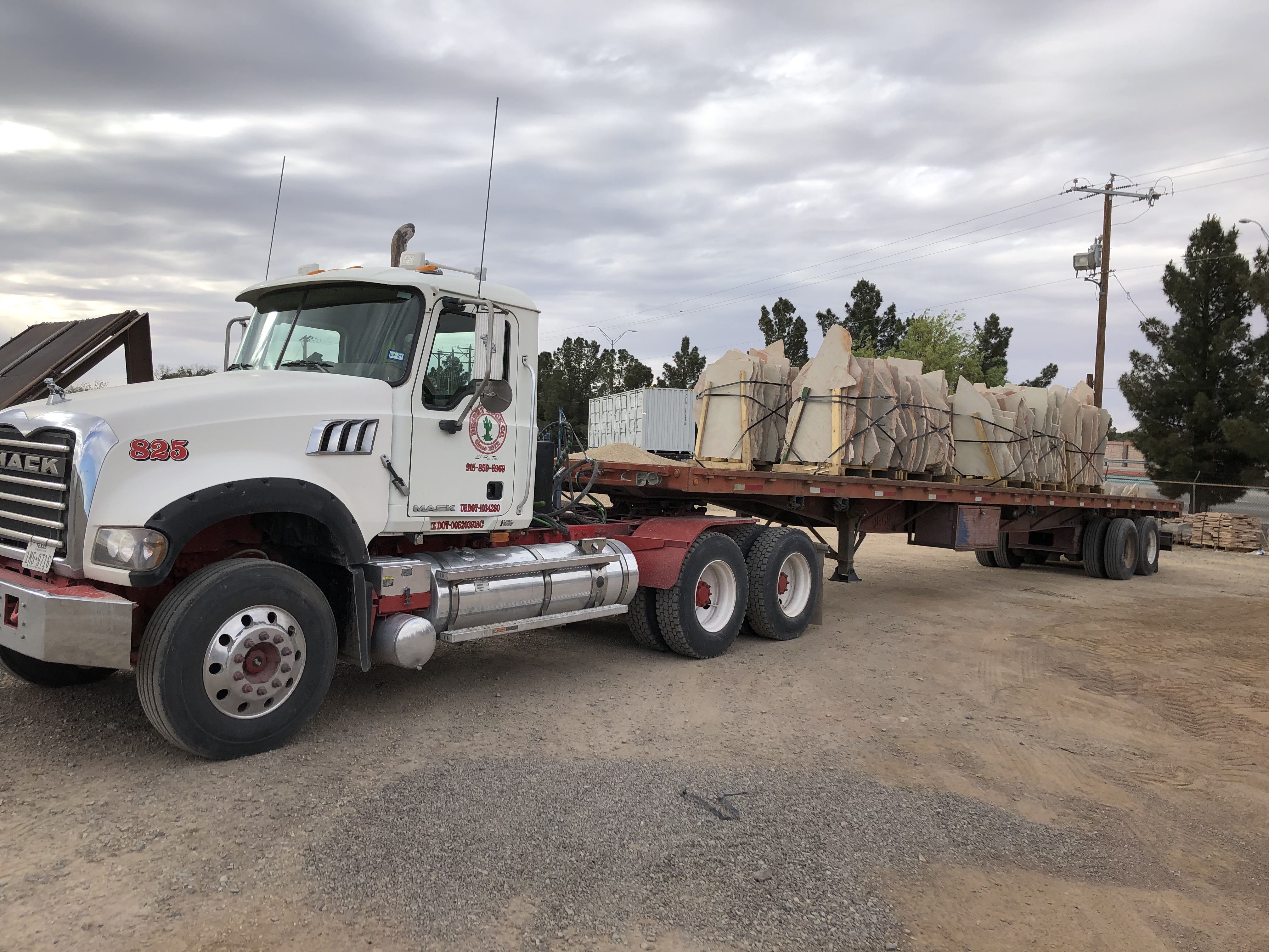 Hauling Flagstones